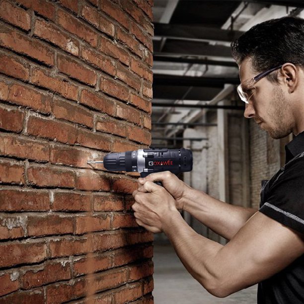 Cordless Drill Driver with 2 Batteries