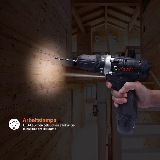 Cordless Drill Driver with 2 Batteries