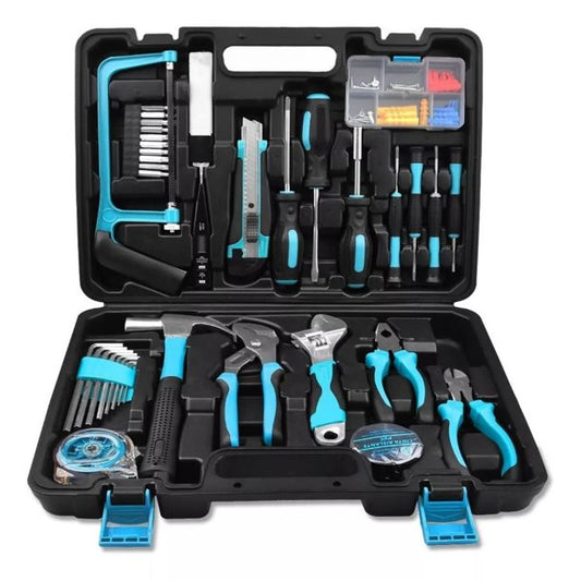 Shawty 100Pcs Hand Tool Set, Household Repair Tool Kit with Tool Box Strage Case, for Home, Garage and Office