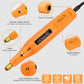 GOXAWEE 24V Mini Rotary Tool, Corded Rotary Tool with 105pcs Accessories, 18000rpm Multi-Purpose Power Rotary Tool for Handmade Crafting and DIY Creations.(Vibrant Orange)