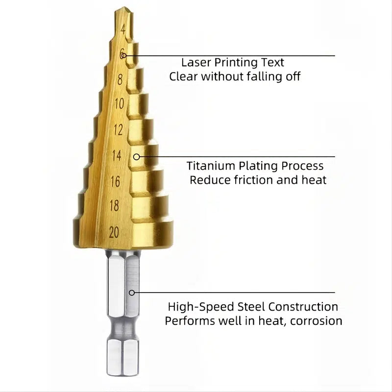 Handle Step Drill Set