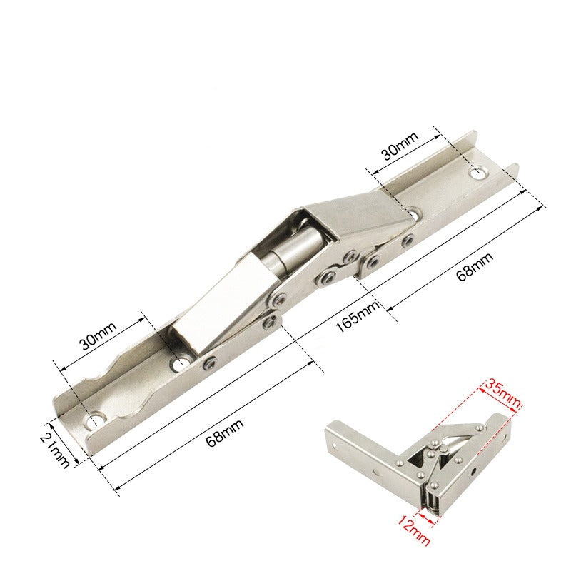 90 Degree Folding Door/Shelf Hinge Hidden Bracket 10 PCS