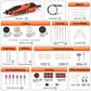 GOXAWEE 180Pcs Rotary Tool Kit