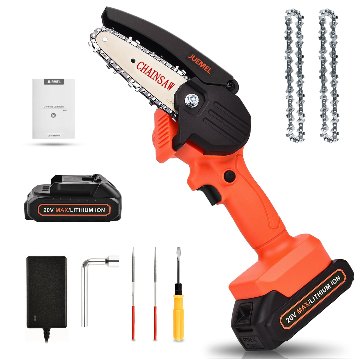 Mini Chainsaw with 1/2 Batteries