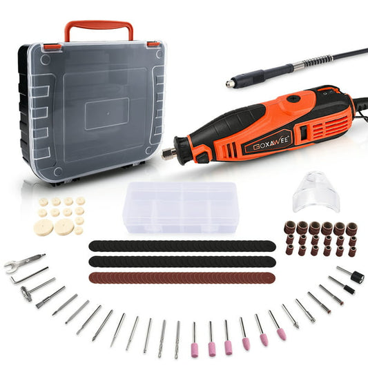 GOXAWEE 180Pcs Rotary Tool Kit