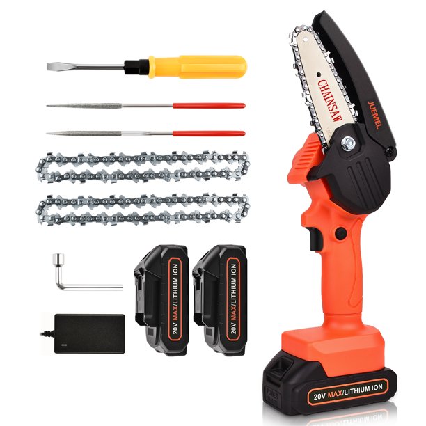 Mini Chainsaw with 1/2 Batteries