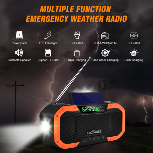 5000mAh GOXAWEE Emergency Weather Radio