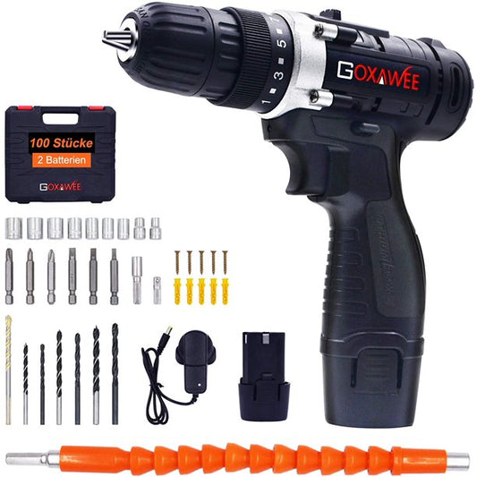 Cordless Drill Driver with 2 Batteries