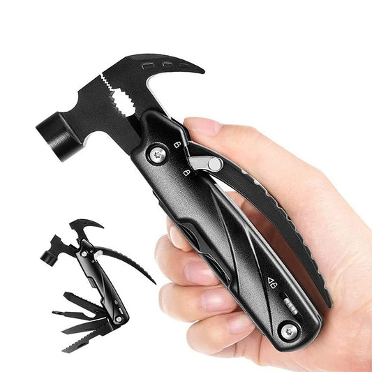 12-in-1 Multi-Tools Screwdriver, Knife, Bottle Opener, Pliers, Cutters, Hammer, Scale Scraping For Outdoor Hiking Camping