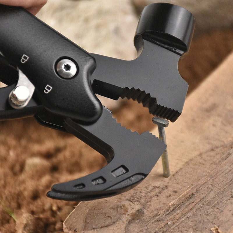 12-in-1 Multi-Tools Screwdriver, Knife, Bottle Opener, Pliers, Cutters, Hammer, Scale Scraping For Outdoor Hiking Camping
