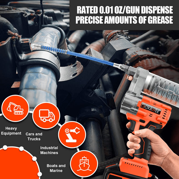 GOXAWEE Cordless Grease Gun with Brushless Motor