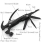12-in-1 Multi-Tools Screwdriver, Knife, Bottle Opener, Pliers, Cutters, Hammer, Scale Scraping For Outdoor Hiking Camping